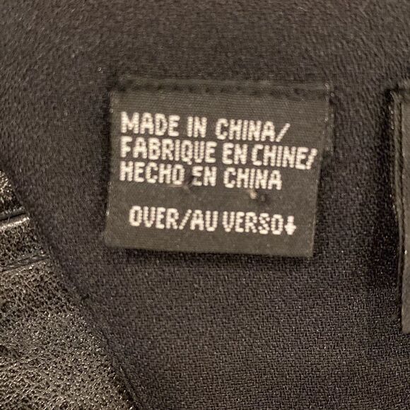 Liz Claiborne Night black beaded sleeveless maxi dress size 8 - Picture 7 of 11